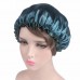 Silk Satin Night Sleep Cap Hair Bonnet Hat Head Cover Wide Band Adjust Elastic  eb-51625317
